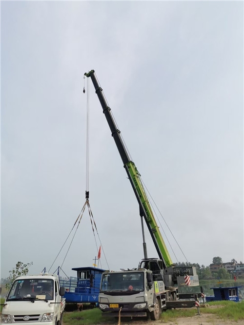福山区桥梁建设吊装案例